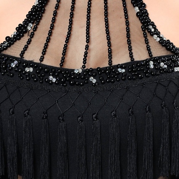 Black fringe dress - Picture 3 of 6